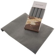 SES4007 Dark Grey tányéralátét 30 x 45 cm, 4 db-os szett