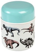 Kék-krémszínű ételtartó gyerek termosz 280 ml Prehistoric Land – Rex London