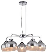 Csillár zsinóron CROMINA 5xE27/60W/230V