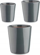 Conical Kerámia Kaspó Szett, Pasztell Színek, 3 Db
