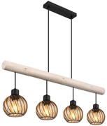 Globo 15534-4H - Csillár zsinóron PAULO 4xE27/15W/230V