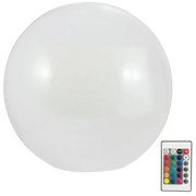 Polux LED RGBW Napelemes lámpa BALL LED/1,2V átm. 30 cm IP65 + távirányítás SA1881