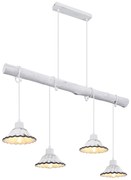 Globo JOWITA 54050-4H függeszték kerámia búrákkal, 4x40W E27