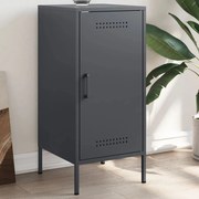 antracitszürke acél tálalószekrény 36 x 39 x 79 cm