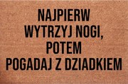 Lábtörlő az ajtóhoz Ajándék Töröld meg a lábad Beszélgess a nagypapával