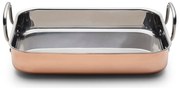 Réz-rozsdamentes acél sütőedény 25,5x35 cm – Blomsterbergs