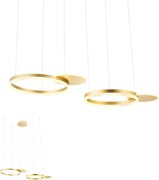 Redo 01-2606 - LED Dimmelhető csillár zsinóron SIGUA LED/99W/230V 3000K arany