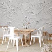 Fotótapéta – Fehér ecsetvonások (147x102 cm)
