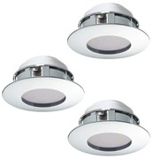 Eglo Pineda 95822 beépíthető spotlámpa szett, 3x6W LED, 3000K, 3x500lm, IP44