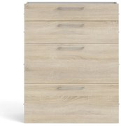 Natúr színű bútorelem - fiókok tölgyfa dekorral 84x105 cm Prima – Tvilum