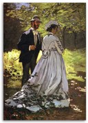 Gario Vászonkép Bazille és Camille - Claude Monet, reprodukció Méret: 40 x 60 cm