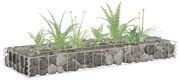 horganyzott acél gabion magaságyás 90 x 30 x 10 cm
