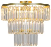 Zuma Line P17127-4-GD - Felületre szerelhető csillár TIFANNY 4xE14/40W/230V arany