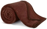 Bellatex Korall mikro takaró, barna, 150 x 200 cm
