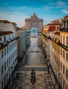 Fotográfia Arco de Rua Augusta, Baixa, Lisbon, Portugal, artur carvalho