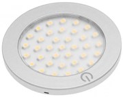LED Lámpatest, CASTELLO meleg fehér, 67mm, felületre szerelhető, 12V, 180lm, 2,8W, kábellel, csatlakozóval, érintő kapcsolóval