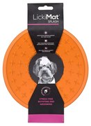 Nyalogatós alátét fürdőkádba Splash Orange - LickiMat