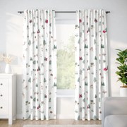 Goldea karácsonyi pamut drapéria - tradicionális karácsonyi 140x150 cm