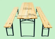 Fa sörpad garnitúra – 180 cm, 50cm