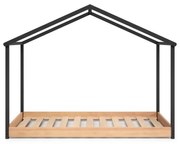 Arthur antracitszürke gyerekágy, 90 x 190 cm - Marckeric