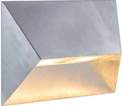 Nordlux - PONTIO kültéri fali lámpatest 2xGU10/25W/230V IP54, ezüstszínű