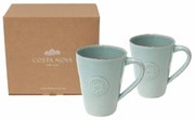 Türkiz kerámia bögre Új, 0,3l, COSTA NOVA, ajándék balení/2 db