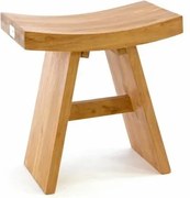 DIVERO Kerti szék sámli  tíkfából