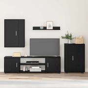 4 részes TV szekrény szett 4 pcs Musta tammi Faanyag