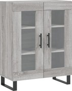 vidaXL szürke sonoma színű szerelt fa tálalószekrény 69,5 x 34 x 90 cm