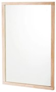 Fali tükör tömörfa kerettel 60x90 cm Lodur – Rowico