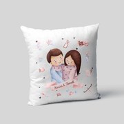 Személyre szabott párna ajándék Valentin-napi Párkapcsolat Évfordulójára