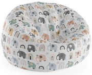 Cocoon babzsák rajzolt elefántok, színes