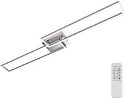 Brilo - LED Dimmelhető felületre szerelhető csillár FRAME 2xLED/20W/230V + távirányító