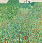 Reprodukció Blossoming poppies, Gustav Klimt