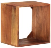 tömör akácfa fali polc 40 x 30 x 40 cm