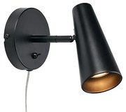 Crest fekete fali lámpa, magasság 17 cm - Markslöjd