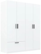 LITA Gardrób Szekrény Fehér Színben180 cm