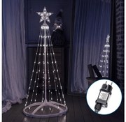 Aigostar B.V. Aigostar kültéri LED karácsonyi dekoráció 3,6W, 180 cm, IP44, hideg fehér B10303KW3