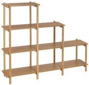 Natúr színű polcos állvány 120x105 cm – Casa Selección