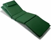 Párna készlet nyugágyhoz 2 db DIVERO - zöld sötét