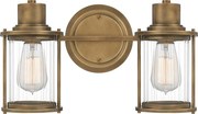 Quoizel klasszikus fali lámpa riggs sárgaréz elsqz-riggs2-bath-ws IP44