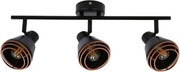 Spotlámpa NERIA 3xE14/40W/230V fekete/réz