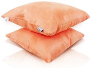 EMI barackszínű velúr díszpárna