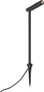Modern kerti spotlámpa 12V fekete 10cm LED-del IP65 - Voltaire Lino