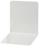 Könyvtámasz, fém, 2 db, 14x12x14 cm, WEDO, világosszürke (UW052)