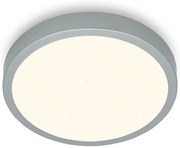 Briloner 3704-014-LED Dimmelhető mennyezeti lámpa RUNA LED/22W/230V ezüst + távirányító