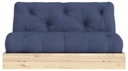 Sötétkék kinyitható kanapé 145 cm Flip – Karup Design