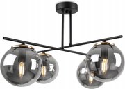 Mennyezeti Lámpa Lógó Csillár Fekete Arany Fehér Glamour Gömbök A Nappaliba