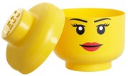 Lány minifigura fejformájú tároló, ⌀ 24,2 cm - LEGO®