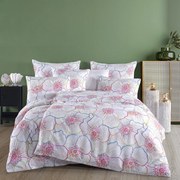 BedTex Satin ágynemű Bloom, 140 x 200 cm, 70 x 90 cm, 140 x 200 cm, 70 x 90 cm